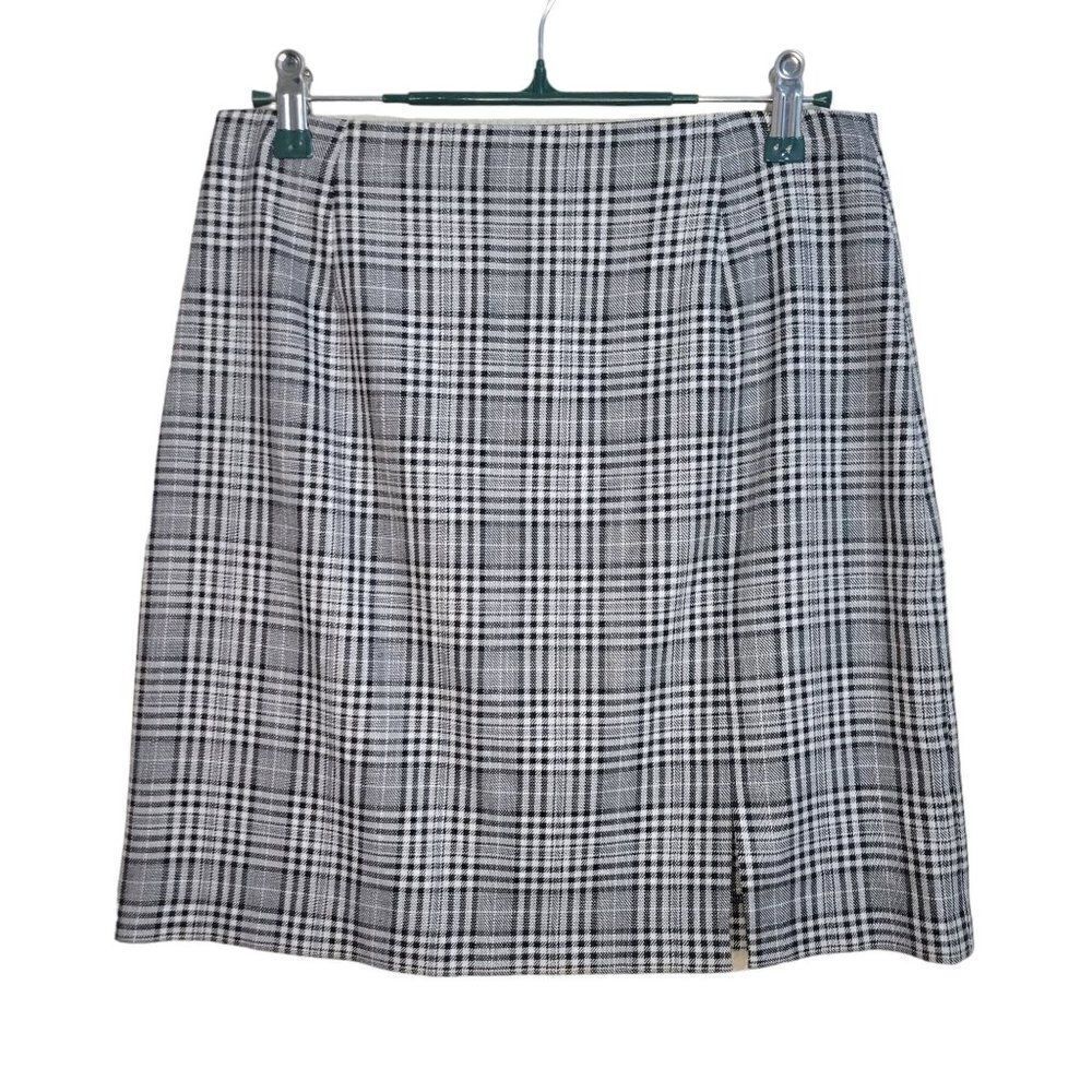 ZARA Mini Glen Plaid Skirt (Size S)